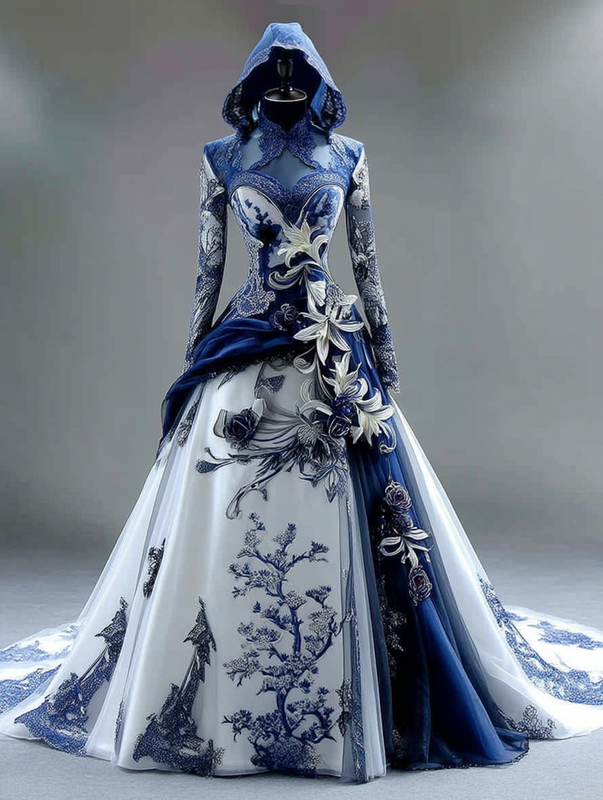 Women's Gorgeous Fashion Cape Dress c94c