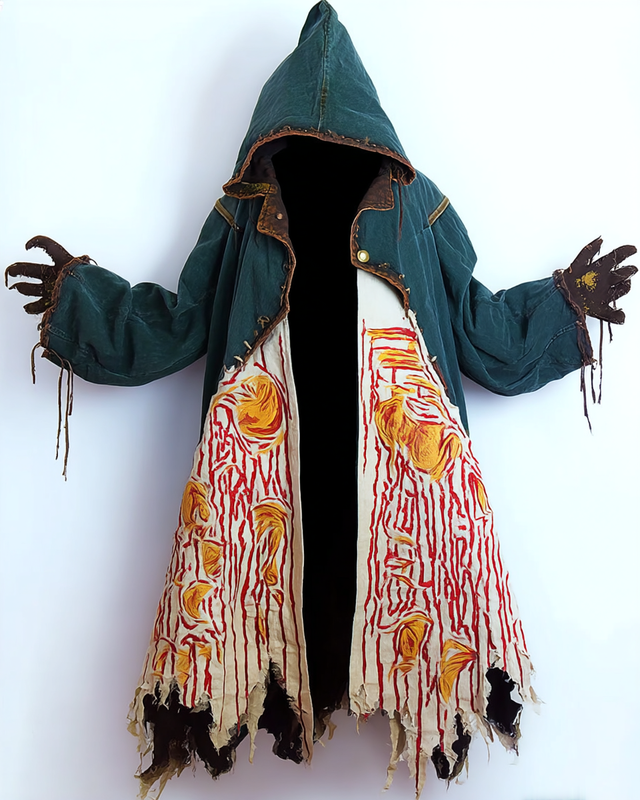 Autumn and winter fashionable hooded cloak coat 74c7