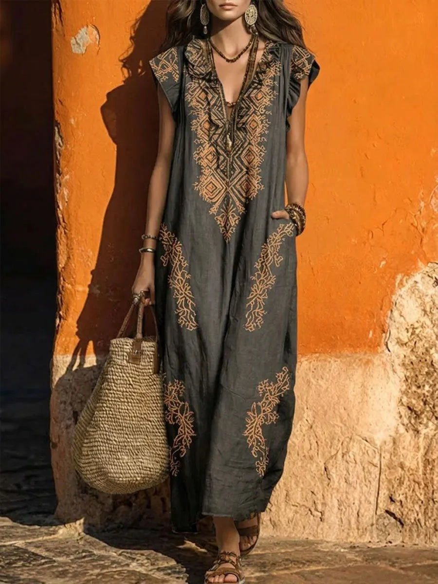Women's Floral Print Casual Dress