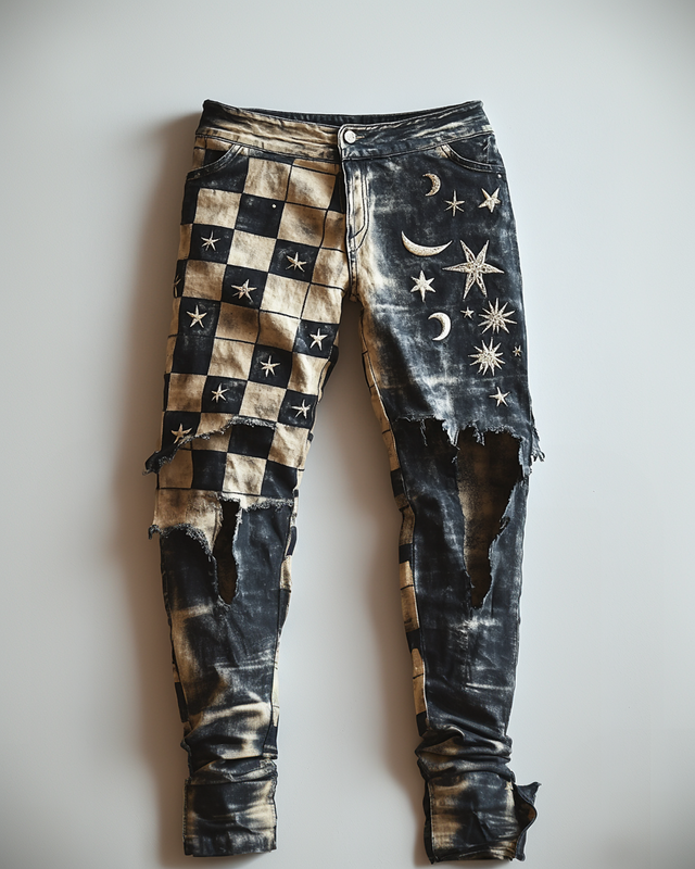 Star and Moon Wizard Plaid Pant a2f3