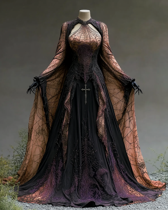 Women's Halloween Contrast Dress a6d9