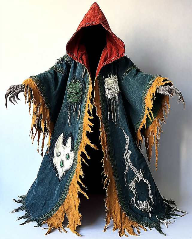 Autumn and winter fashionable hooded cloak coat fda9