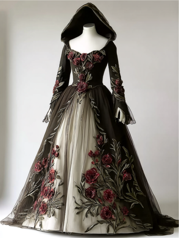 Women's Gorgeous Fashion Cape Dress d89c