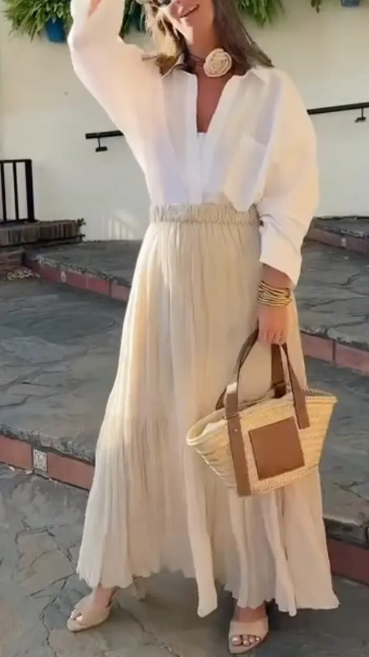 Women's Shirt and Skirt Set