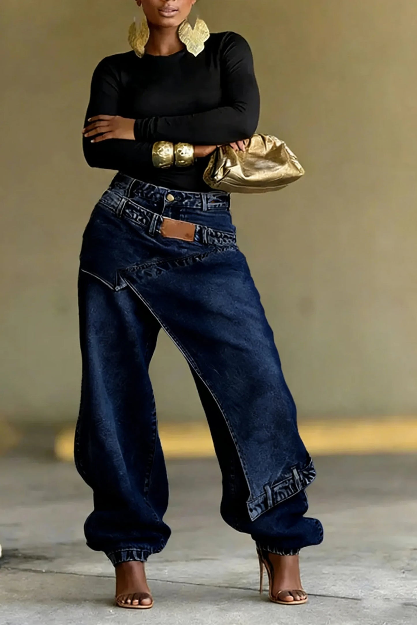 Women's Two-Piece Street Style Fashion Jeans