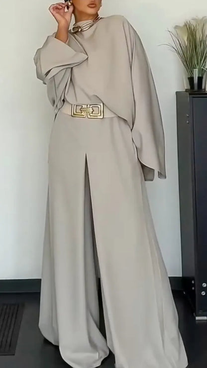 Women's Round-Neck Premium Loose-Fit Casual Set