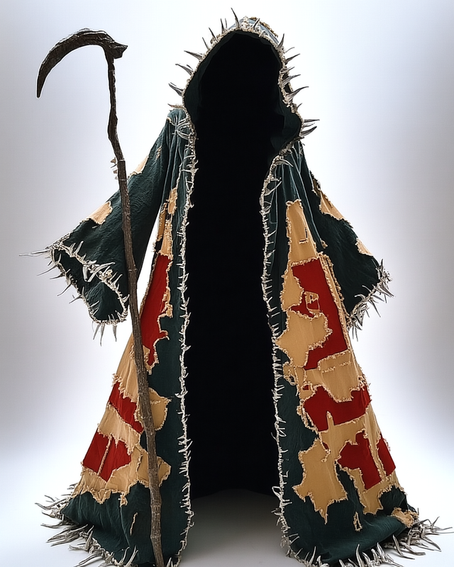Autumn and winter fashionable hooded cloak coat 6e90
