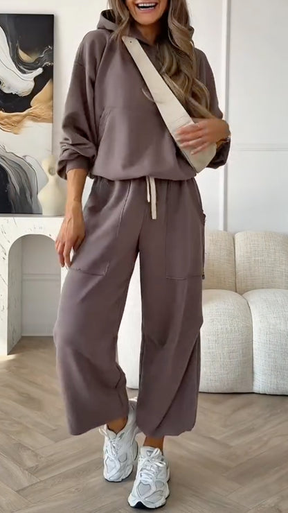 Oversized Hoodie Casual Sweatshirt 2 Piece Set