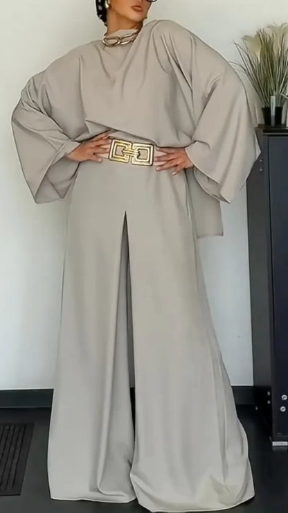 Women's Round-Neck Premium Loose-Fit Casual Set