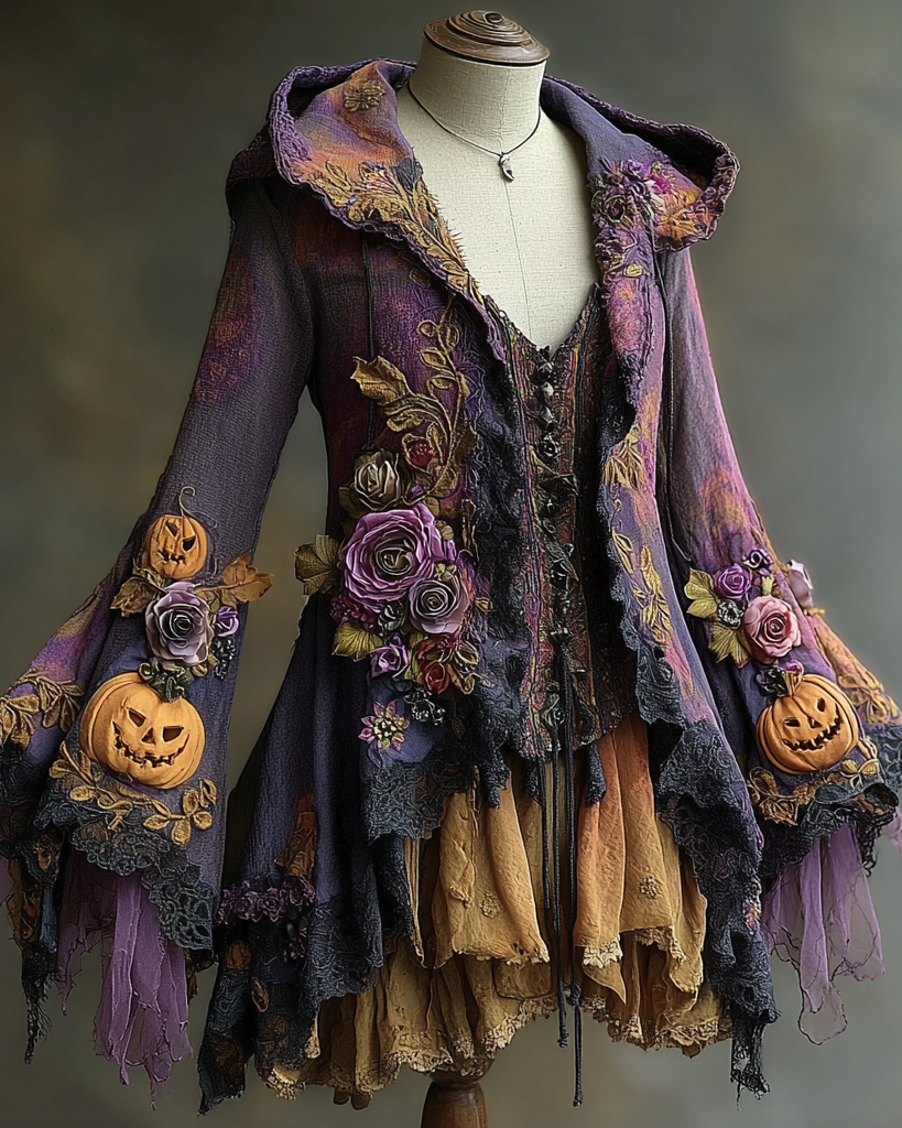 Women's Halloween theme irregular original design cape coat 5827