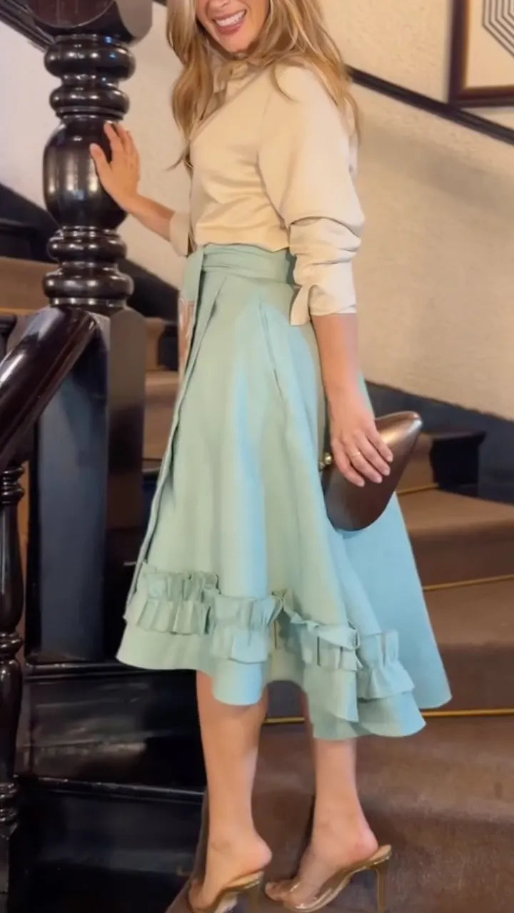 Women's Shirt and Skirt Set