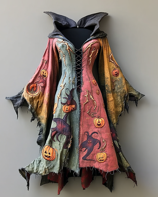 Women's Halloween Cape Coat 9606