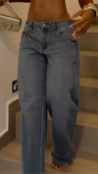 Women's  Oversized Baggy Denim Jeans