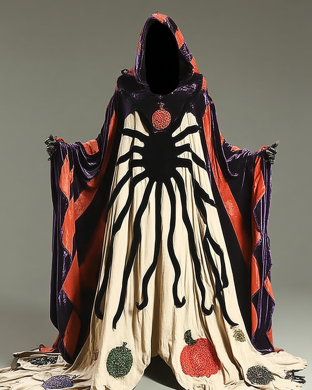 Women's Halloween Bat Wing Sleeve Contrast Cape 2c6c