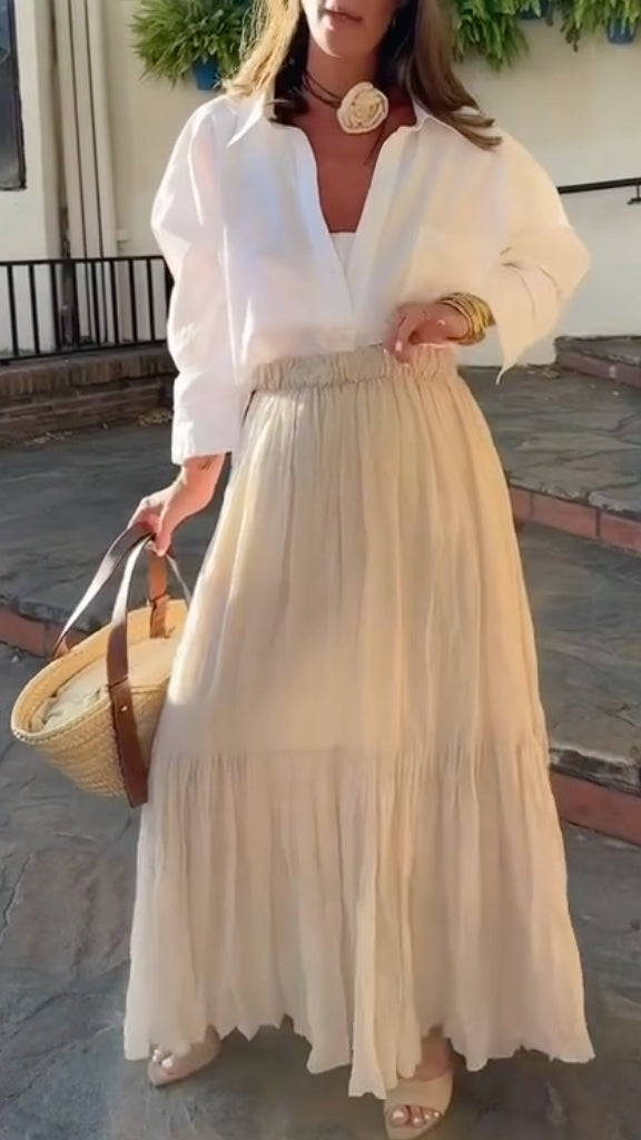 Women's Shirt and Skirt Set