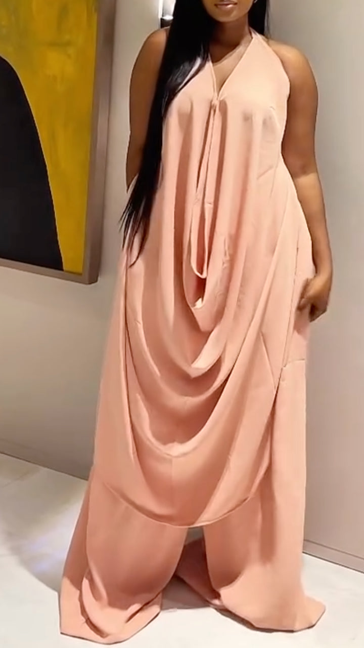 Halter Draped Co-Ord Set