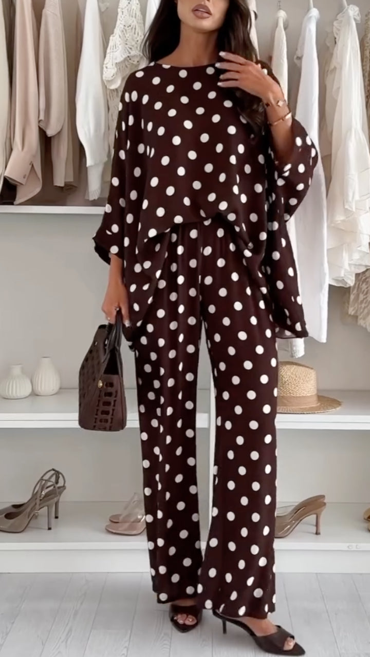 Polka Dot Oversized Co‑Ord Set