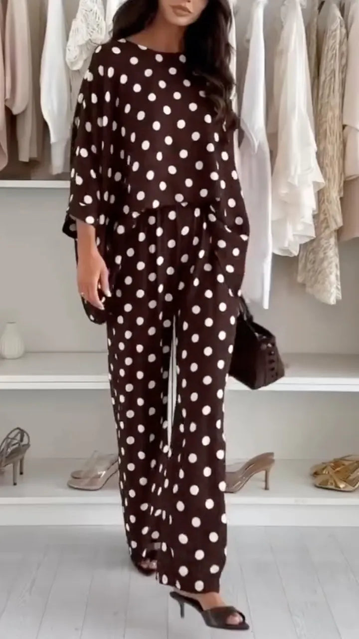 Polka Dot Oversized Co‑Ord Set