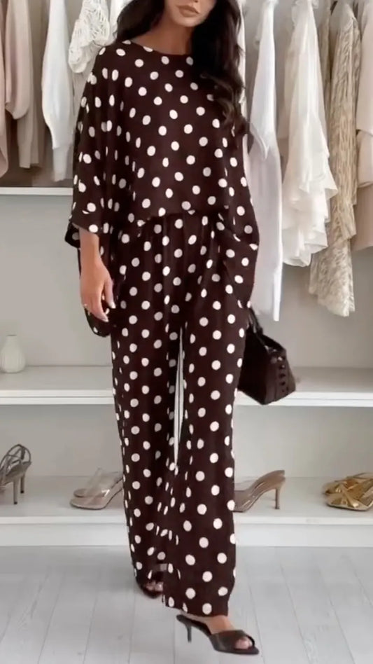 Polka Dot Oversized Co‑Ord Set