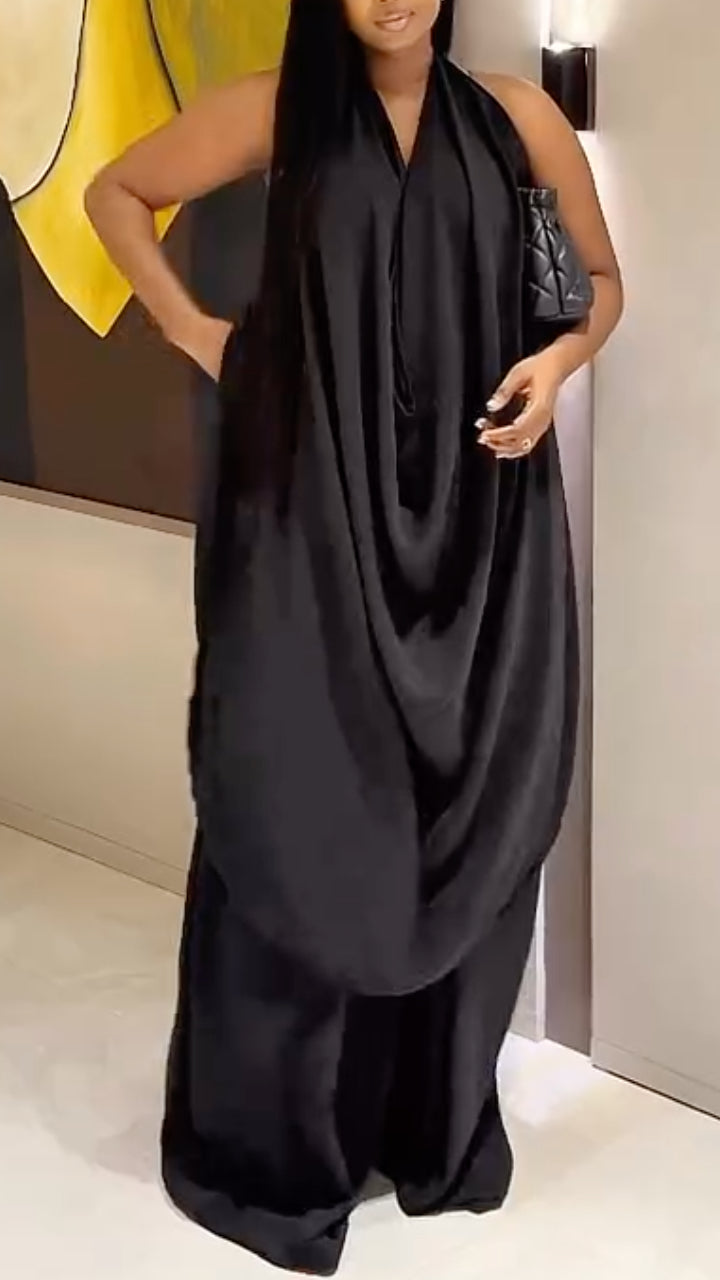 Halter Draped Co-Ord Set