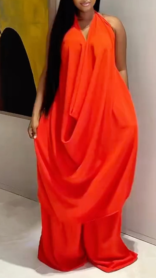 Halter Draped Co-Ord Set