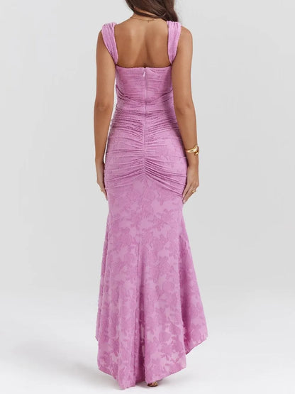 Blue bell floral maxi dress