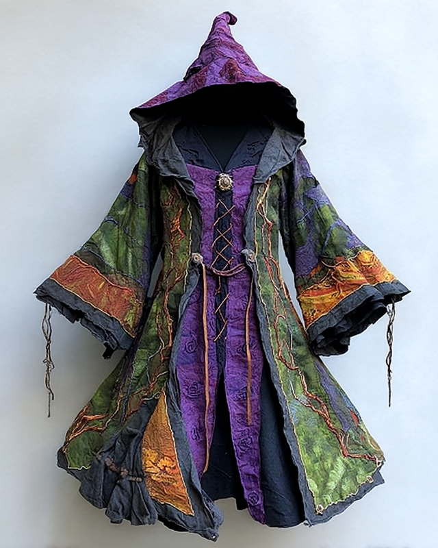 Autumn and winter fashionable hooded cloak coat 7623