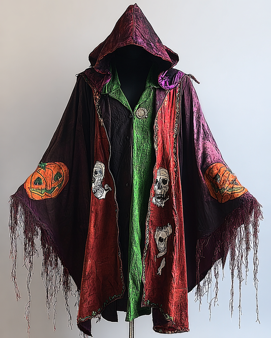 Autumn and winter fashionable hooded cloak coat 77d7